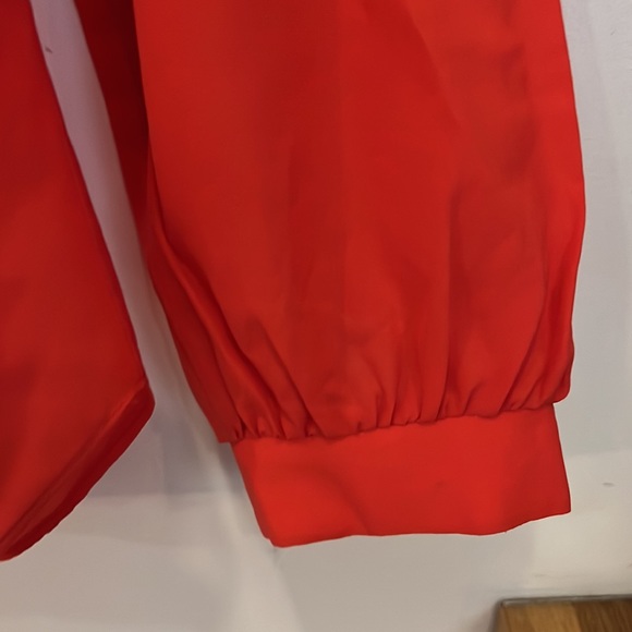 Vintage red bib blouse - S - Picture 4 of 5